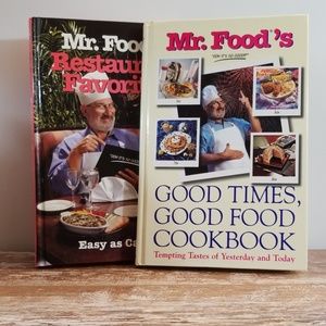 2 Mr. Food's cookbooks